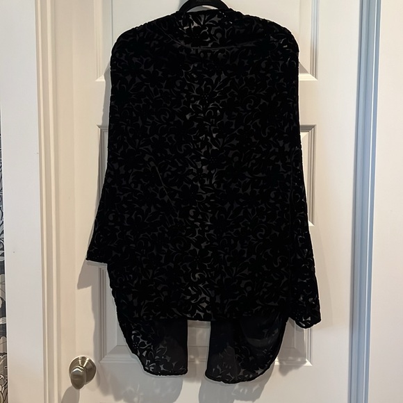 Burnt Velour/velvet wrap by The Muses Lounge, size L. NWOT - Picture 3 of 3